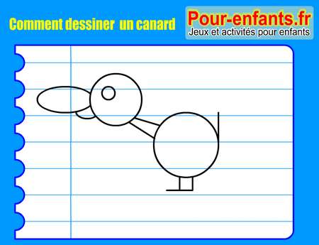 Apprendre à dessiner un canard. Comment dessiner un canard par étapes.